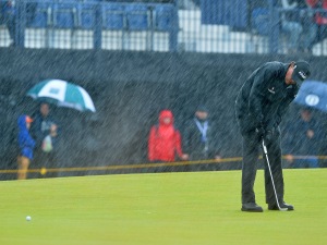 Golfing in the Rain