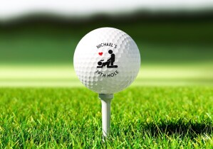 Funny Golf Ball Marker Stamp